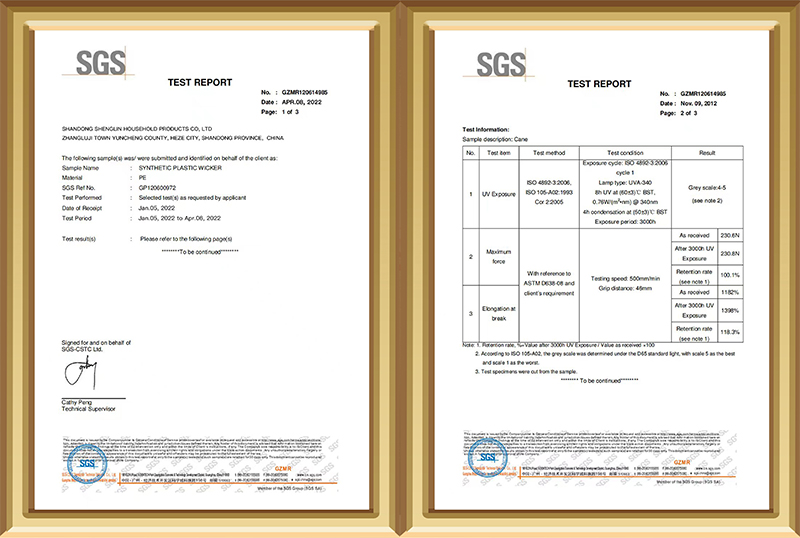 SGS榮譽證書