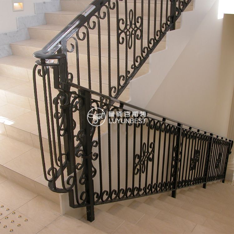 歐式鋁合金鋁藝護欄陽台樓梯扶手